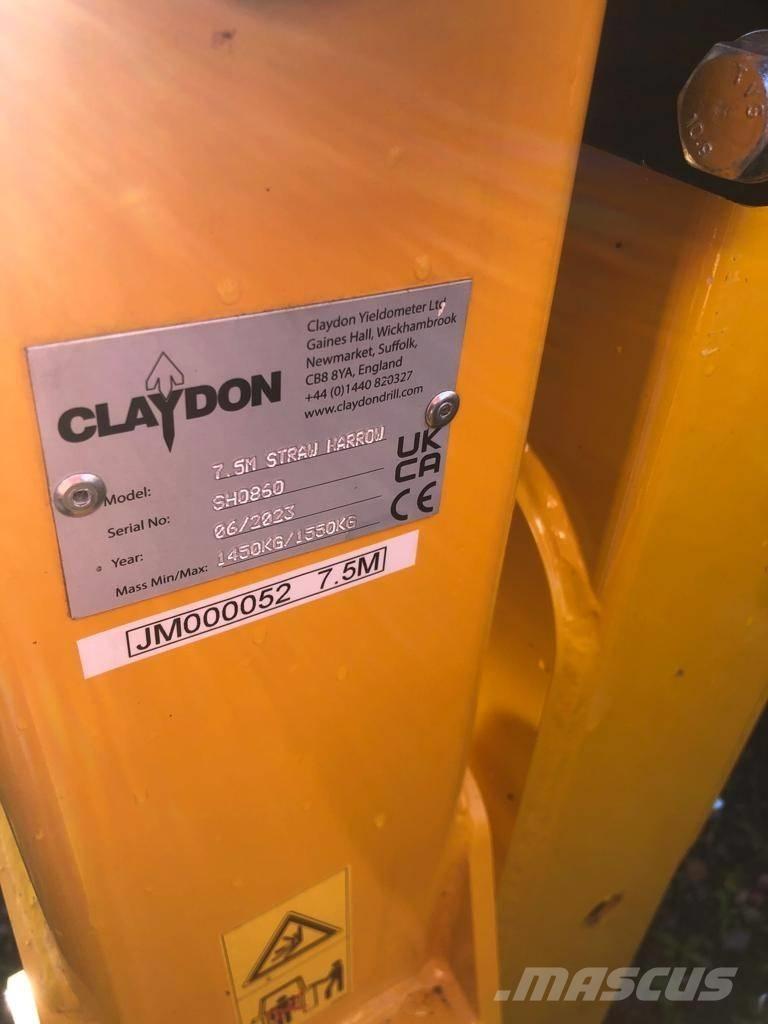 Claydon 7.5M HARROW Harrows