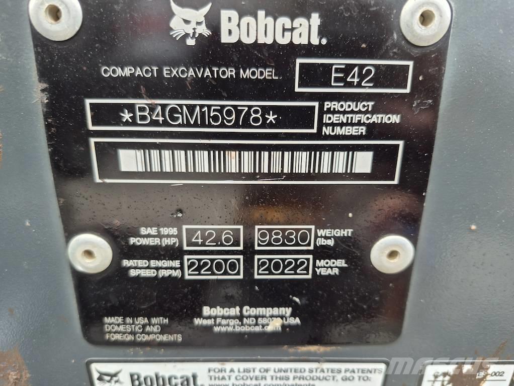 Bobcat E 42 Mini excavators < 7t (Mini diggers)