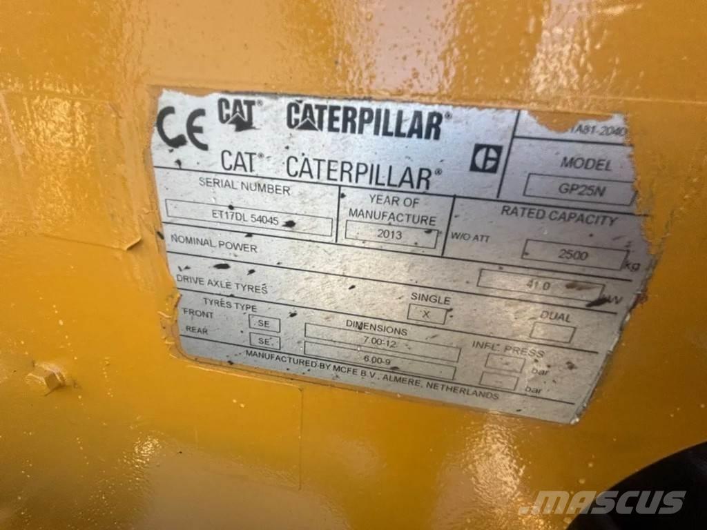 CAT GP25N Heftruck LPG trucks