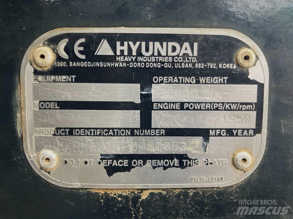 Hyundai HX 300 L Crawler excavators