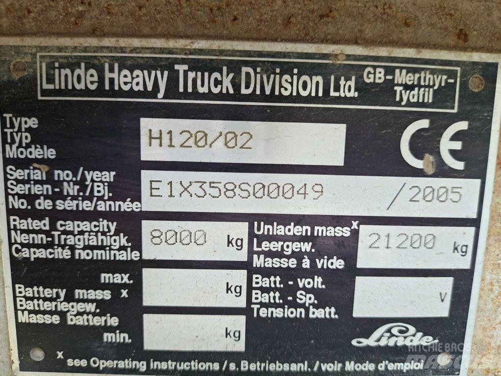 Linde H 120 Diesel trucks