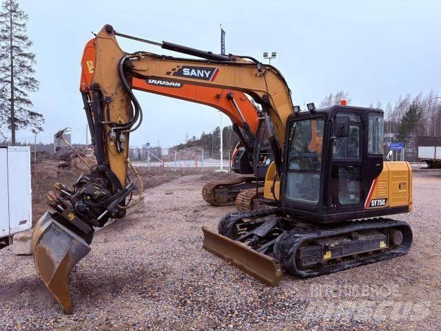 Sany SY75C Midi excavators  7t - 12t