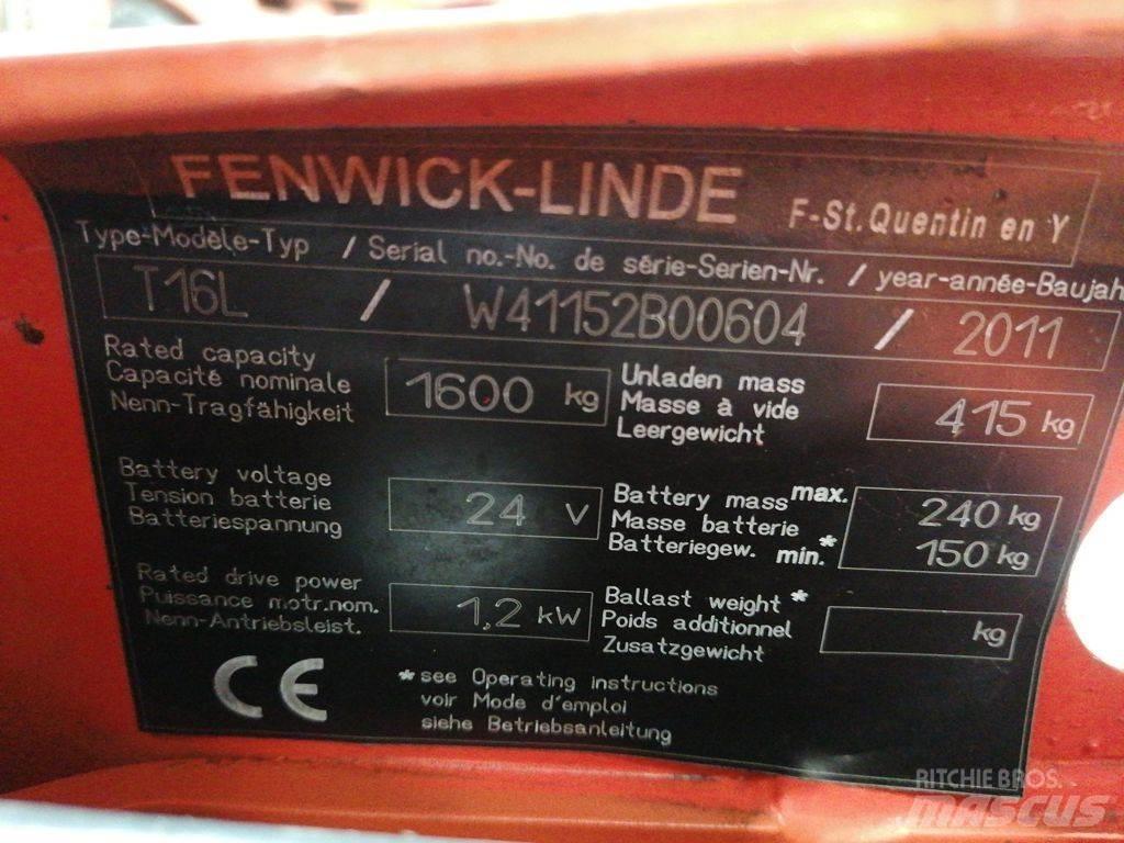 Linde T16L Low lifter