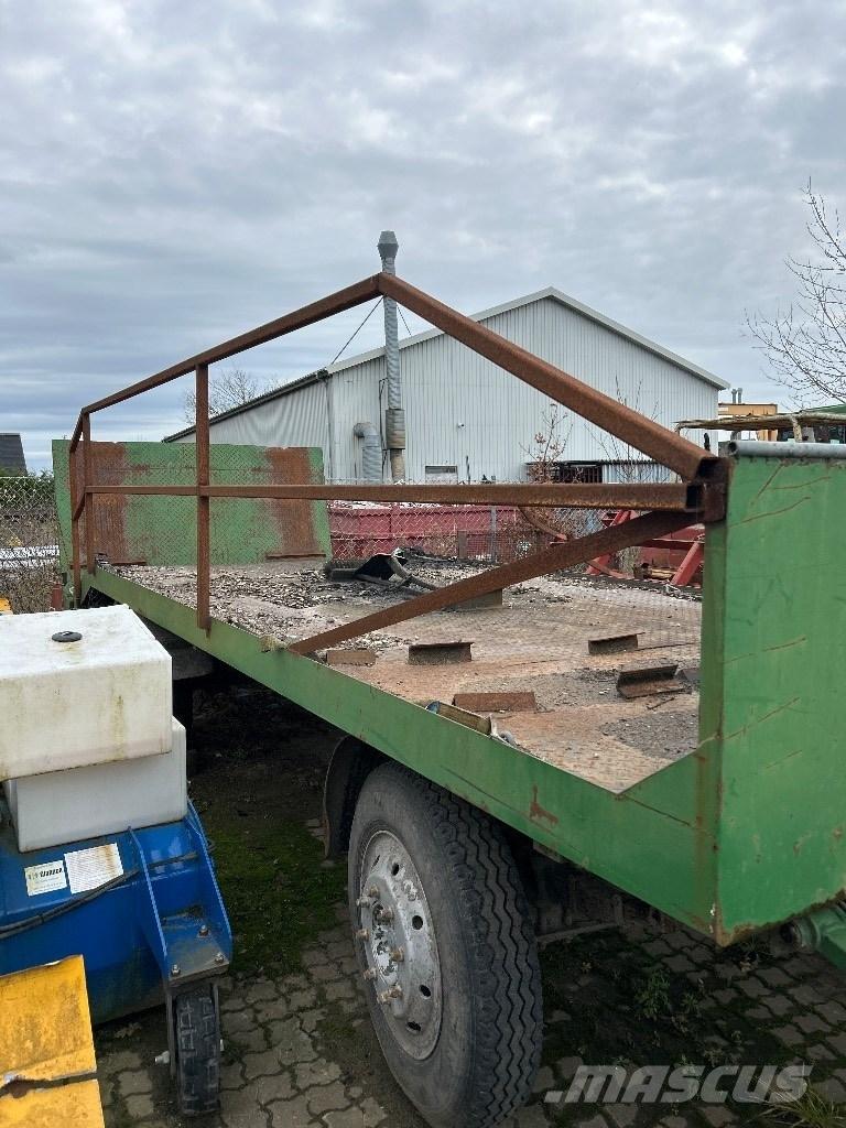  Blokvogn 4 hjulet Low loader-semi-trailers