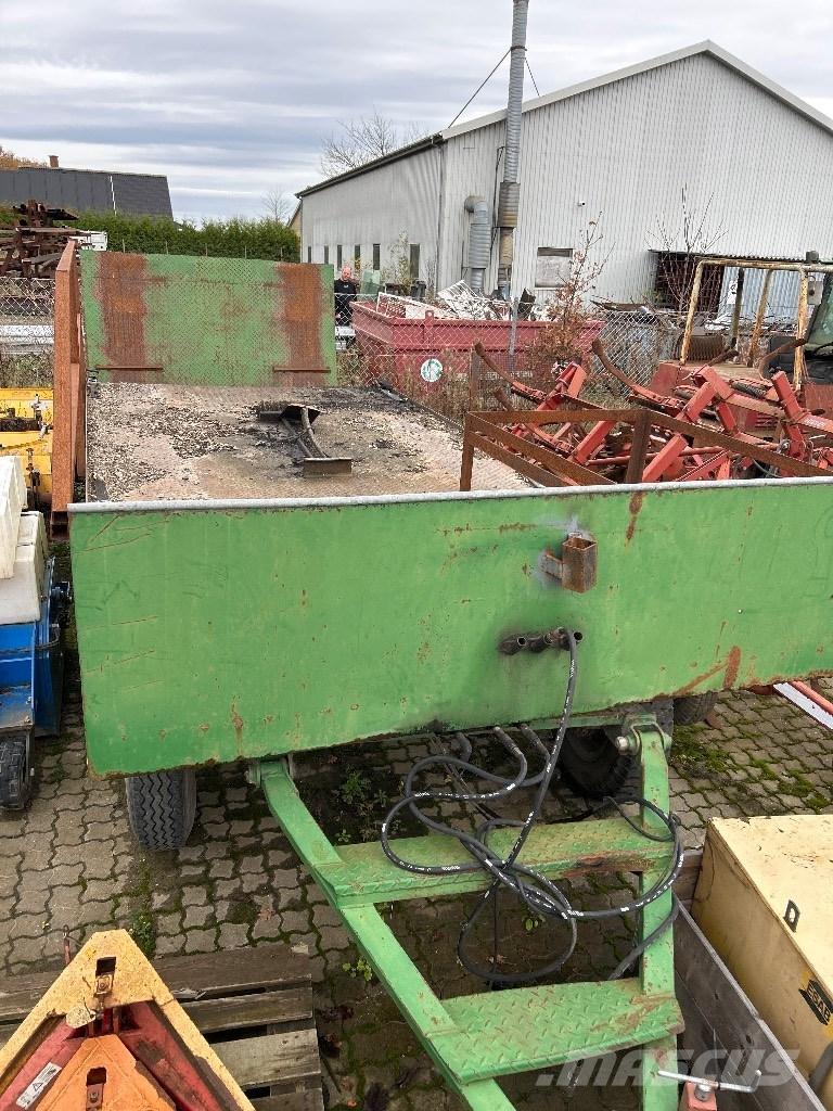  Blokvogn 4 hjulet Low loader-semi-trailers