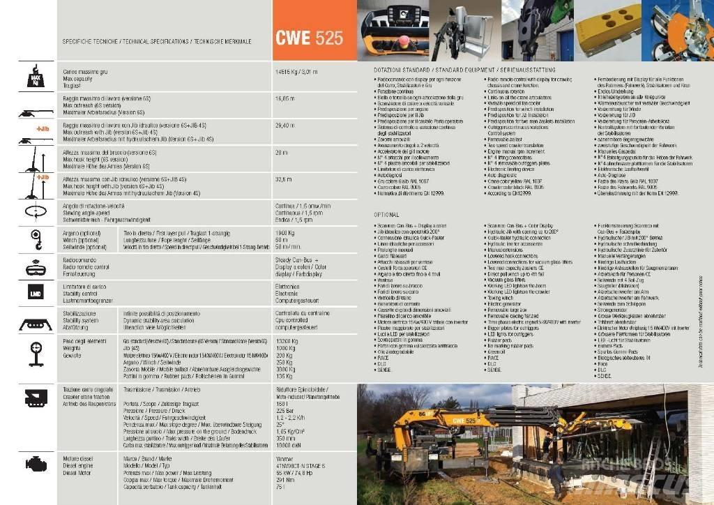 BG Lift CWE 525 Tracked cranes