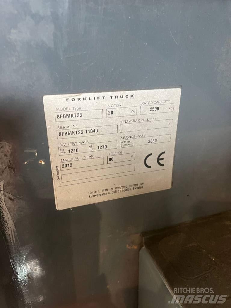 Toyota 8 FBMKT 25 Electric forklift trucks