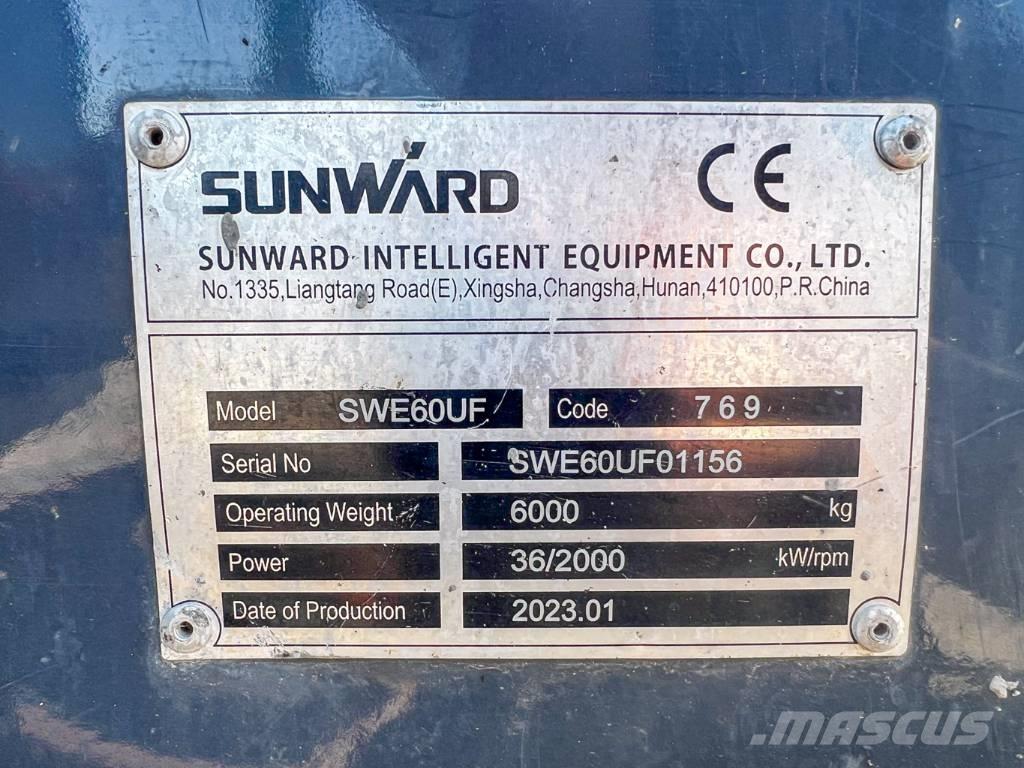 Sunward 60UF Mini excavators < 7t (Mini diggers)