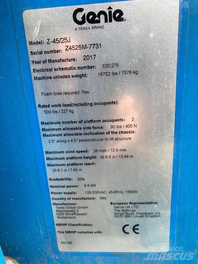 Genie Z 45/25 J Articulated boom lifts