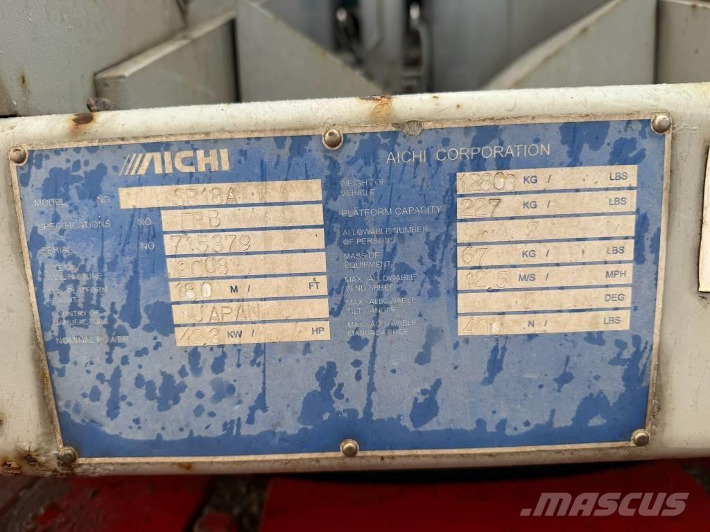 Aichi SR 18 A Telescopic boom lifts