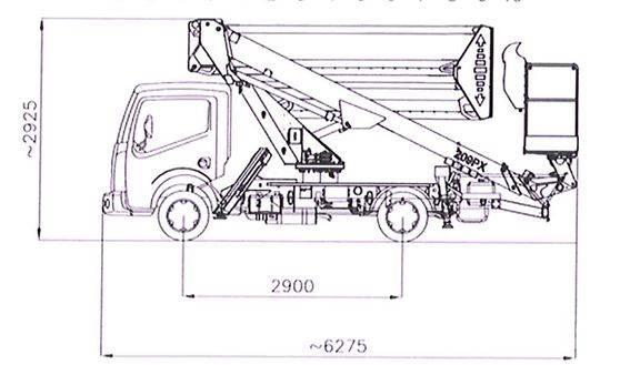 Skyking E209PX Truck & Van mounted aerial platforms