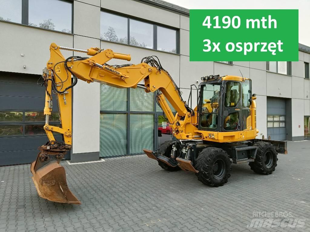 Komatsu PW118 MR-11 Wheeled excavators