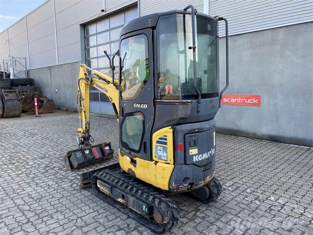 Komatsu PC16R Wheeled excavators