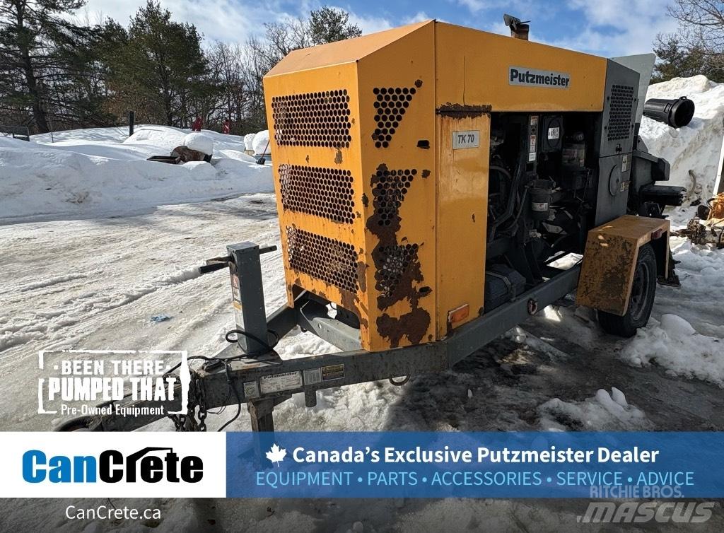 Putzmeister TK 70 Concrete pump trucks