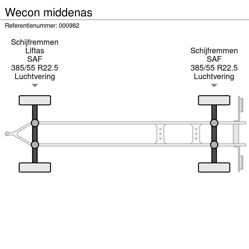 Wecon middenas Flatbed/Dropside trailers