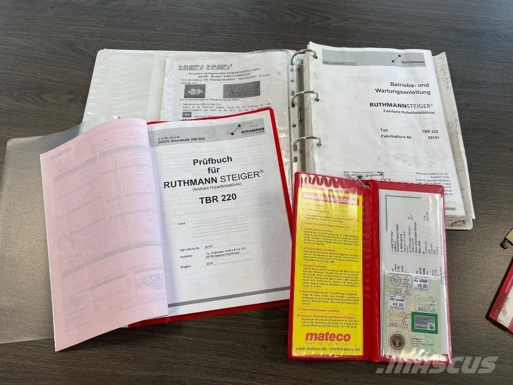 Ruthmann TBR 220 Truck & Van mounted aerial platforms