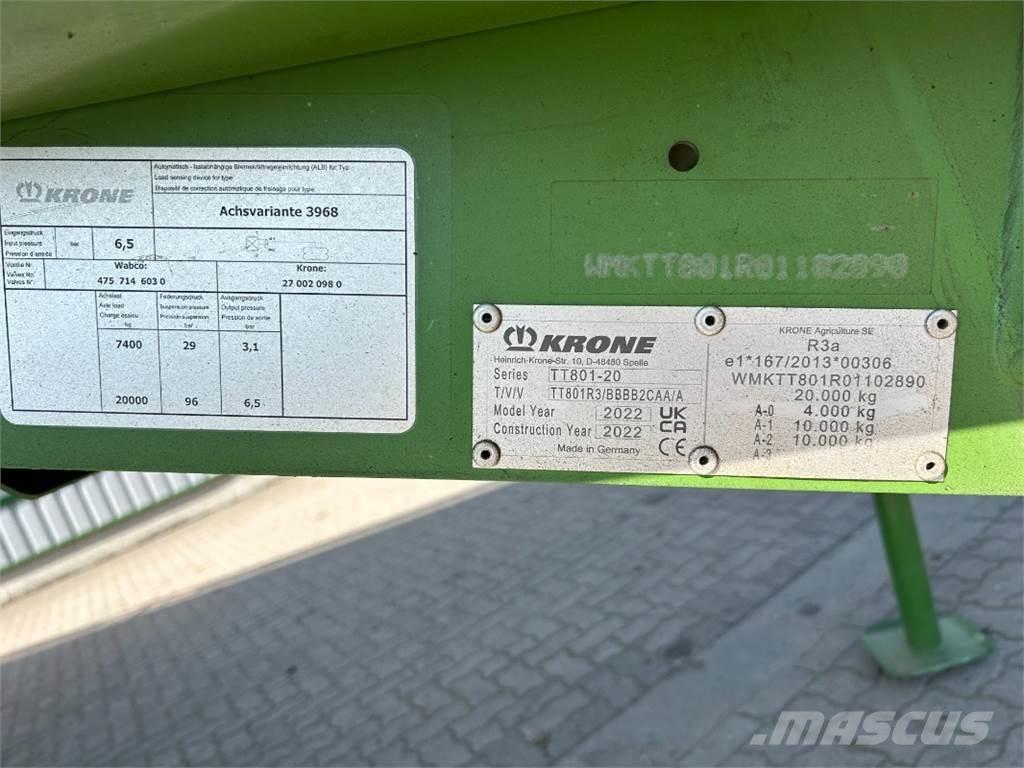 Krone GX 440 Handling and placing equipment
