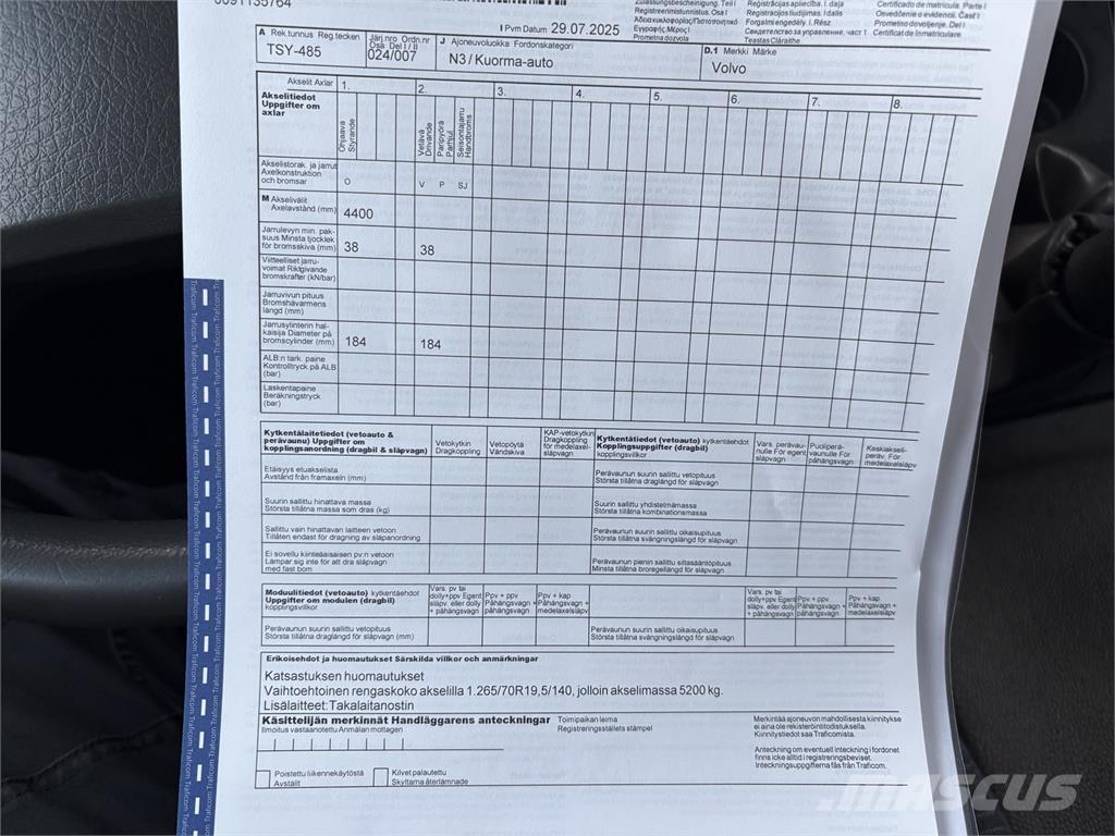 Volvo FL240 4x2 Box body trucks