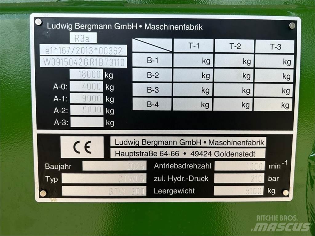 Bergmann GTW 300 Self loading trailers