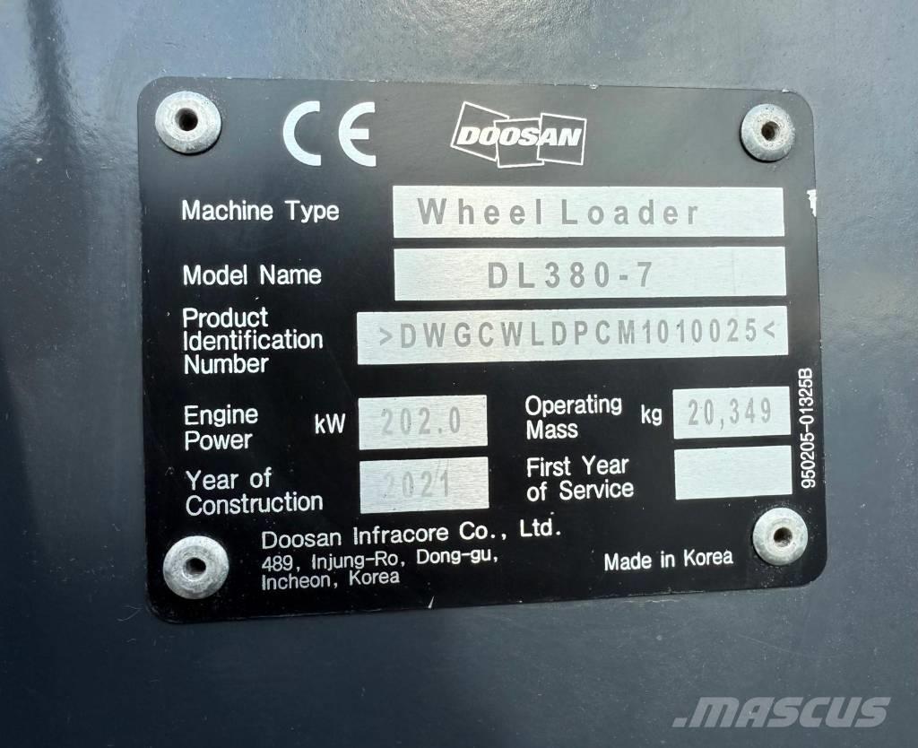 Doosan DL 380-7 Wheel loaders