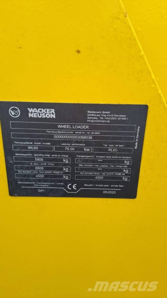 Wacker Neuson WL60 Wheel loaders