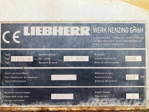 Liebherr HS 885 HD Tracked cranes