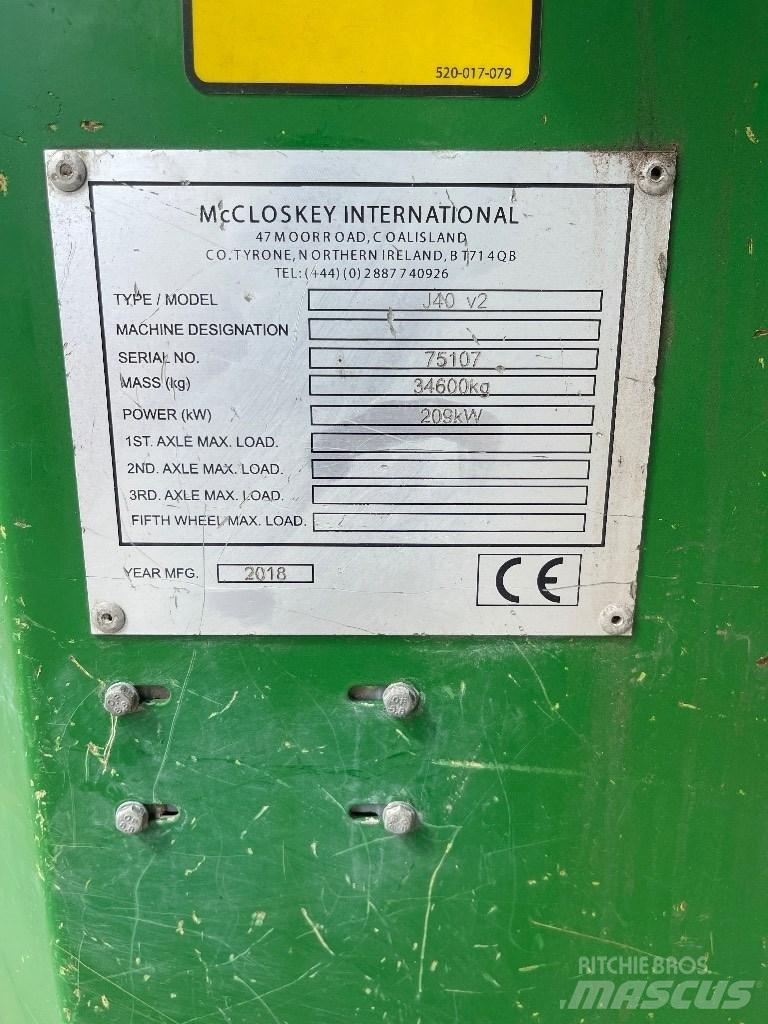 McCloskey J40 Crushers