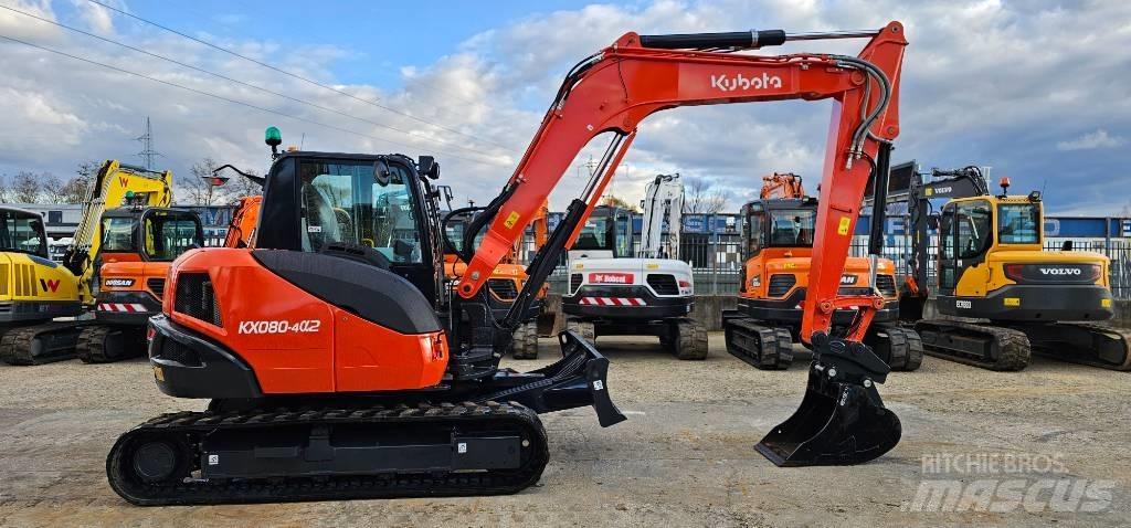 Kubota KX 080-4 Midi excavators  7t - 12t