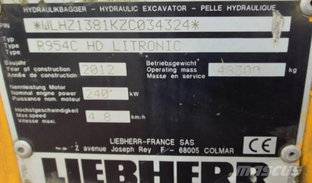 Liebherr r954c Crawler excavators