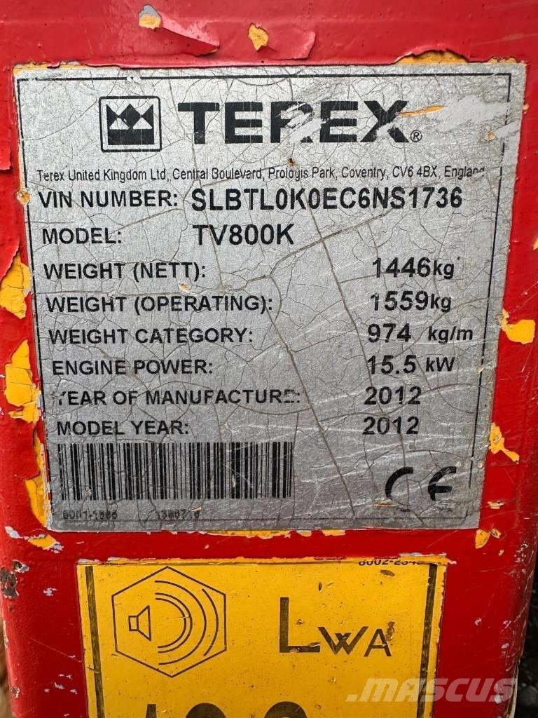 Terex TV 800 Twin drum rollers