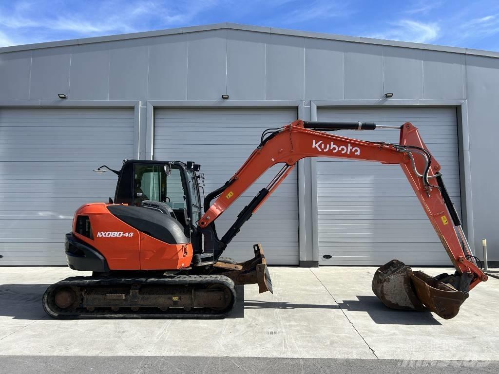 Kubota KX 080-4 Midi excavators  7t - 12t