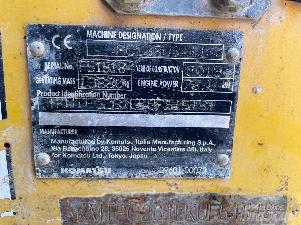 Komatsu PC 138 US-11 Crawler excavators