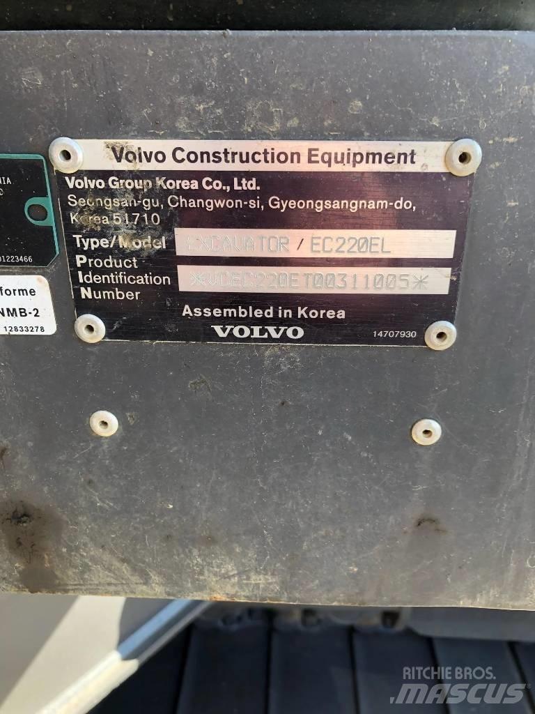 Volvo EC 220 EL Midi excavators  7t - 12t
