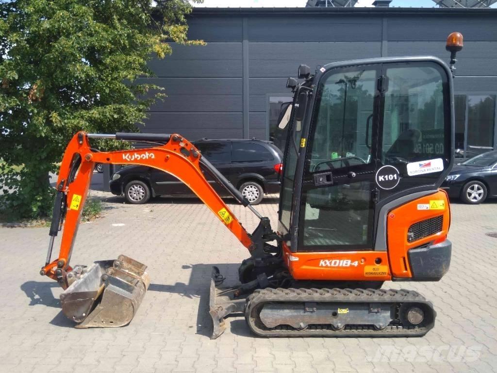 Kubota KX 018-4 Mini excavators < 7t (Mini diggers)