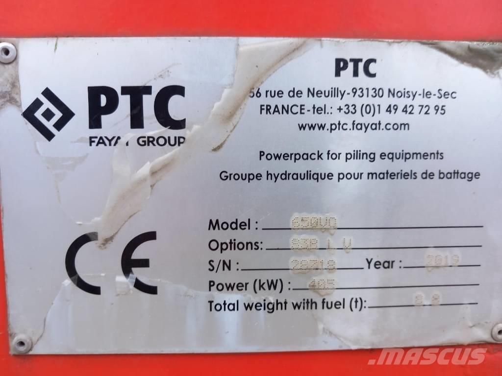  PTC 32HFV Vibratory pile drivers