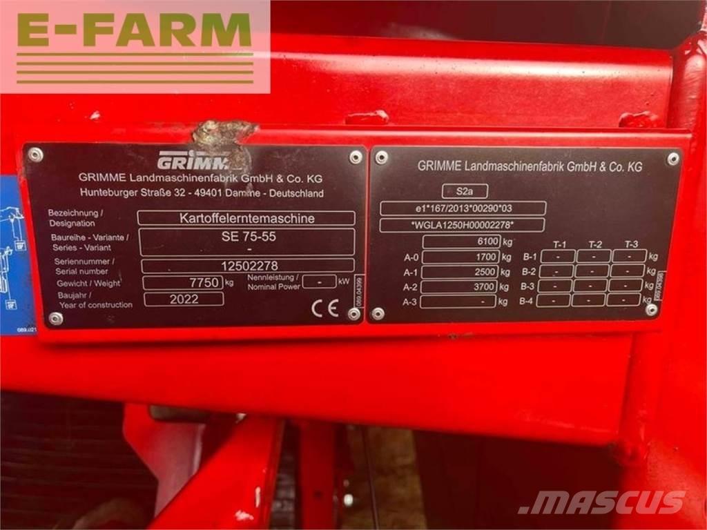 Grimme se 75-55 sb Potato harvesters and diggers