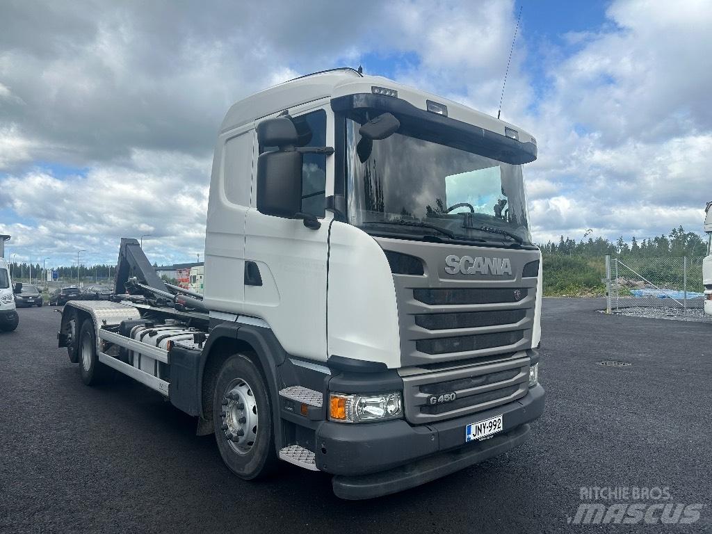 Scania G450 6x2*4 Hook lift trucks