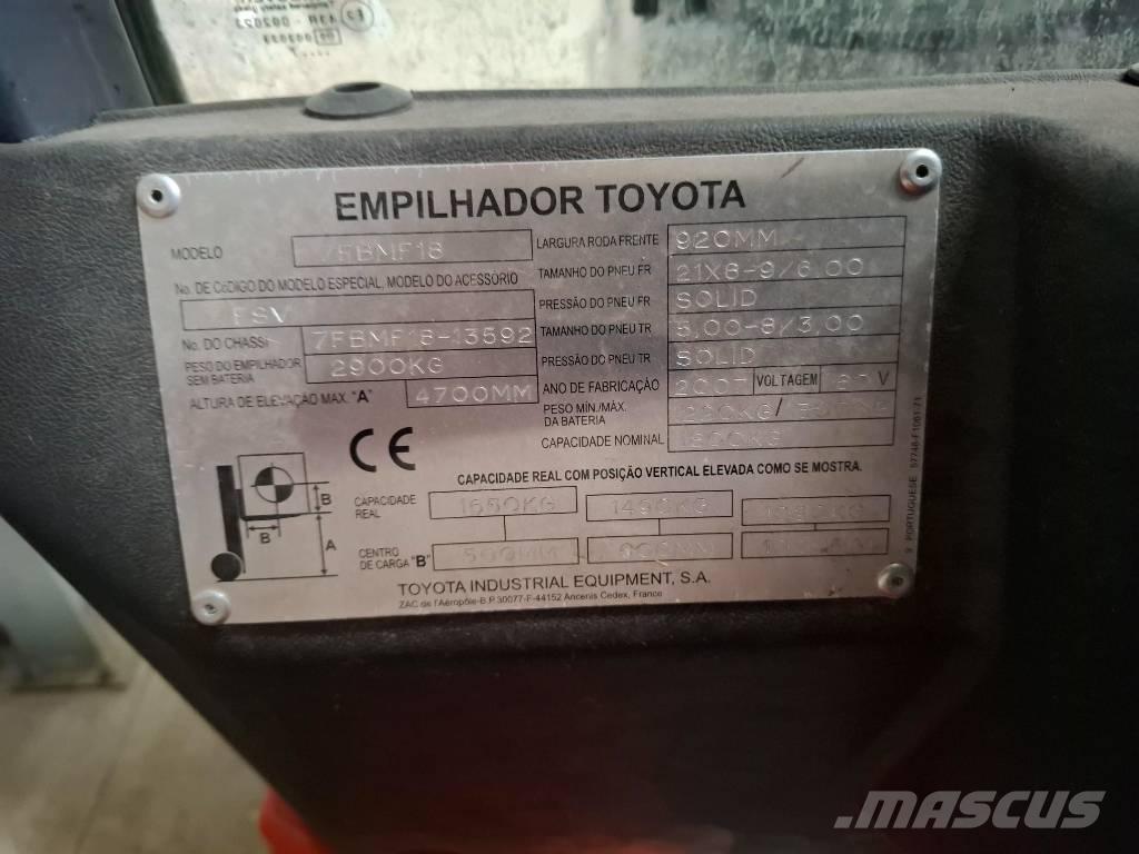 Toyota 75BMF18 Electric forklift trucks