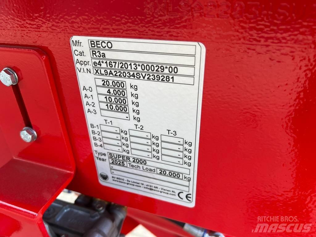 Beco Super 2000 Grain / Silage Trailers