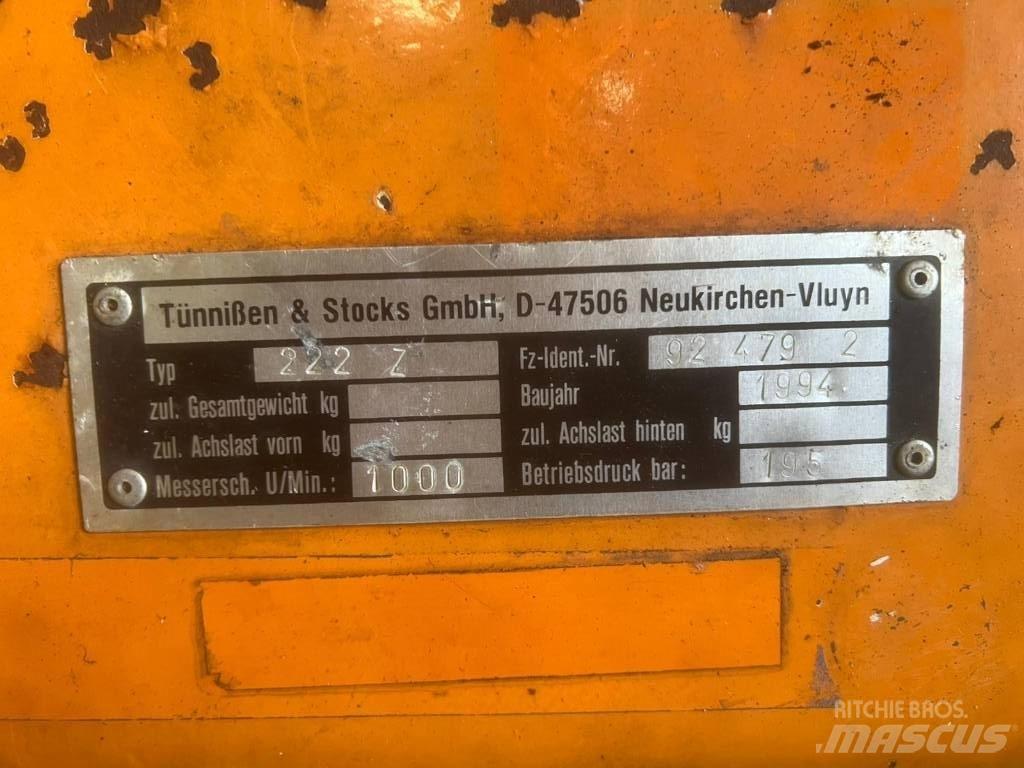  Tunnissen TS 222 Z Wood chippers