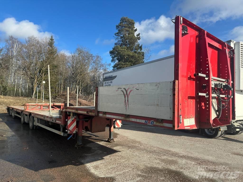 HRD Jumbotrailer Flatbed/Dropside semi-trailers
