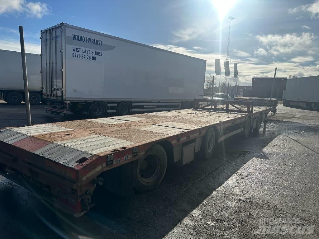 HRD Jumbotrailer Flatbed/Dropside semi-trailers