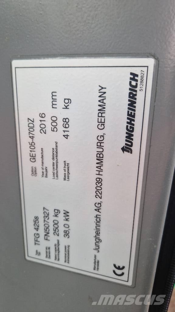  Juncheinrich TFG425s LPG trucks