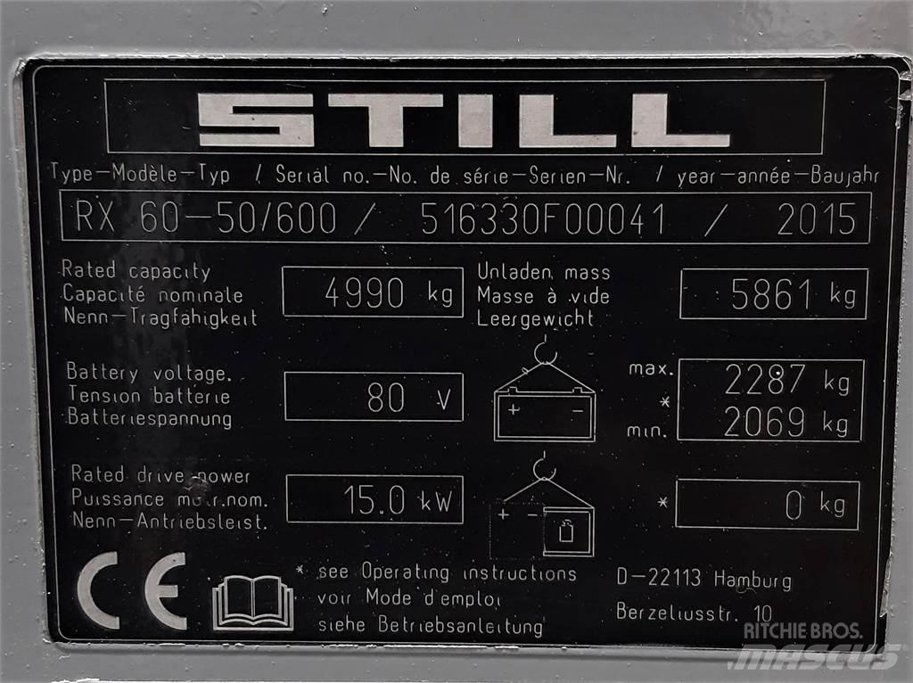 Still RX60 50 600 Electric forklift trucks