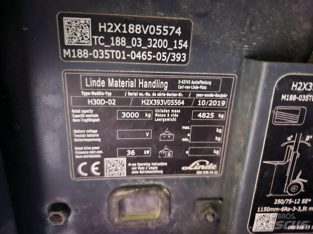 Linde H30D Diesel trucks