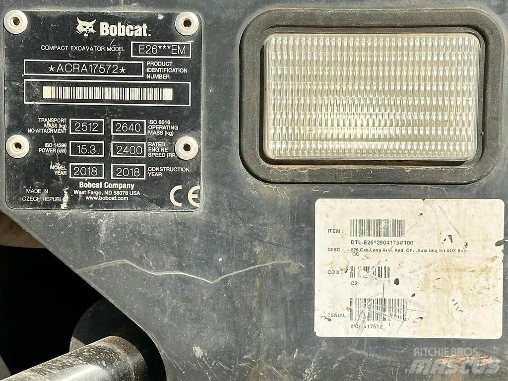 Bobcat E26 Mini excavators < 7t (Mini diggers)