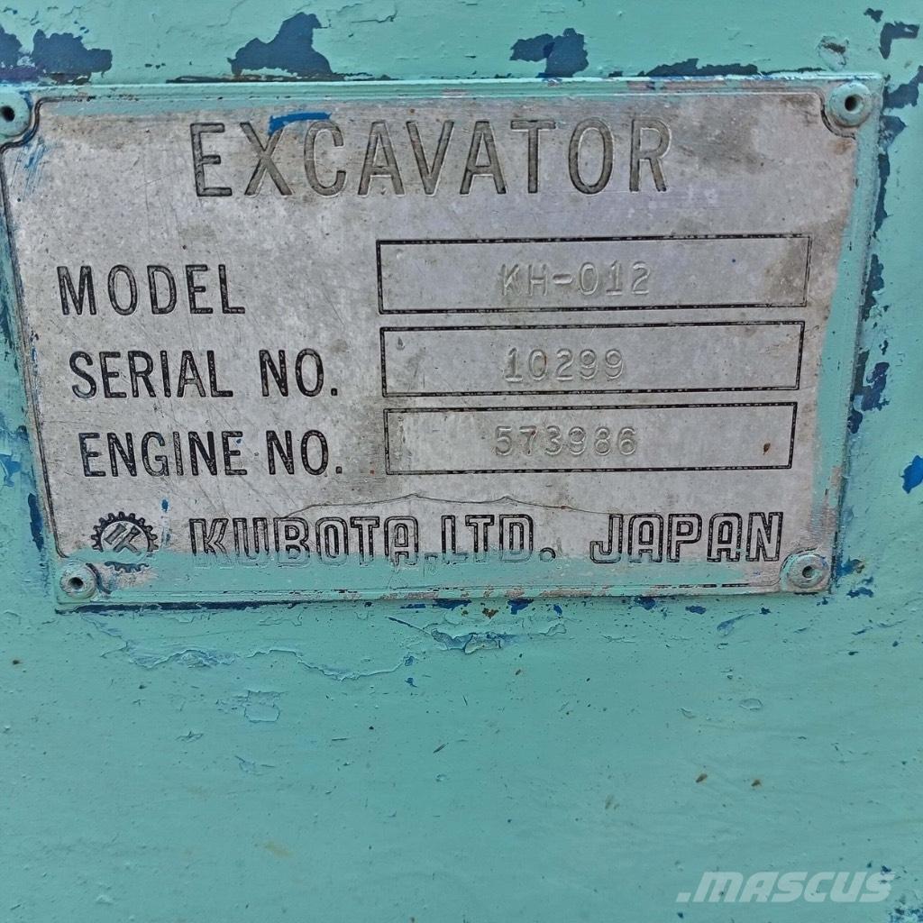 Kubota KH 012 Mini excavators < 7t (Mini diggers)