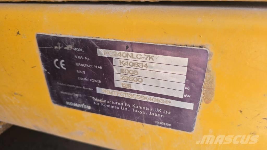 Komatsu PC 240 NLC-7 Crawler excavators