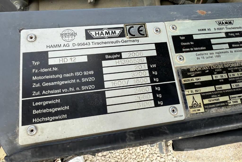 Hamm HD 12 Twin drum rollers