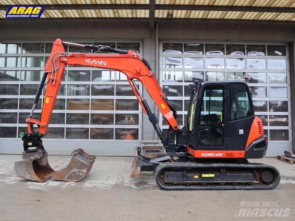 Kubota KX 080-4 Midi excavators  7t - 12t